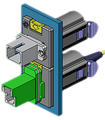 Plastic Optical Fiber Interchangeable Connector